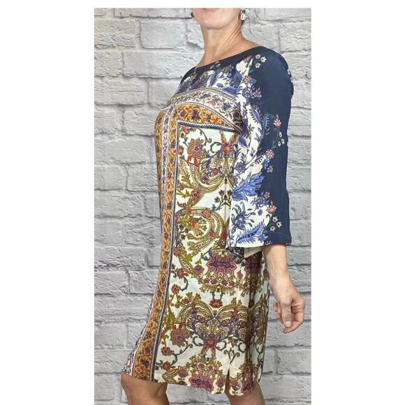 Maeve Silk Blend "Barcelona" Midi Dress - Picture 3 of 7